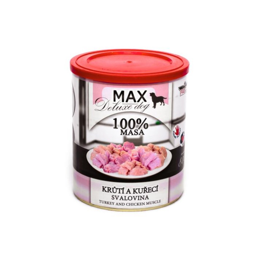 Falco MAX deluxe krůtí a kuřecí svalovina - 800g