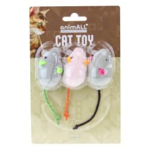 animALL kočičí hračka Myška s catnipem 3 ks 
