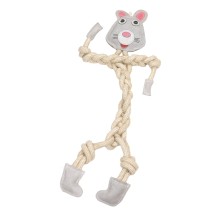 animALL hračka Mr.Roper Králík a Kráva kůže+lano 57cm/12mm