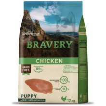 Bravery dog PUPPY large/medium CHICKEN - 12kg