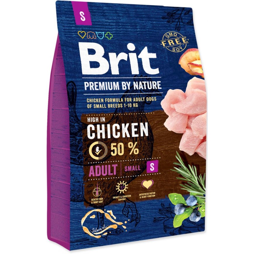 Brit Premium by Nature Adult S - 3kg