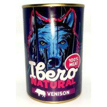 Ibero NATURAL dog konzerva ADULT venison - 400g