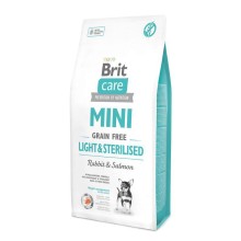 BRIT Care dog MINI GF LIGHT/sterilised 7kg