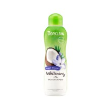 Šampon TropiClean na bílou srst zázvor a kokos 355ml