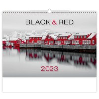 Kalendář Black Red