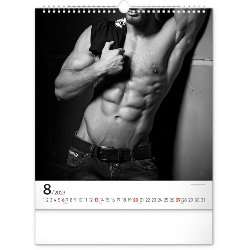 Kalendář Men 2023, 30 × 34 cm PGN-30899-L