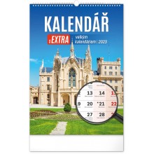 Kalendář 2023 s extra velkým kalendáriem, 33 × 46 cm PGN-31484-L