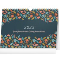 kalendář Květy s háčkem 2023, 30 × 21 cm PGS-32155