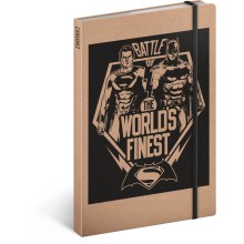 Notes Batman vs. Superman – Battle, linkovaný, 13 × 21 cm