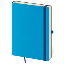 Tečkovaný zápisník Flexies L Blue(čtverečkovaný)