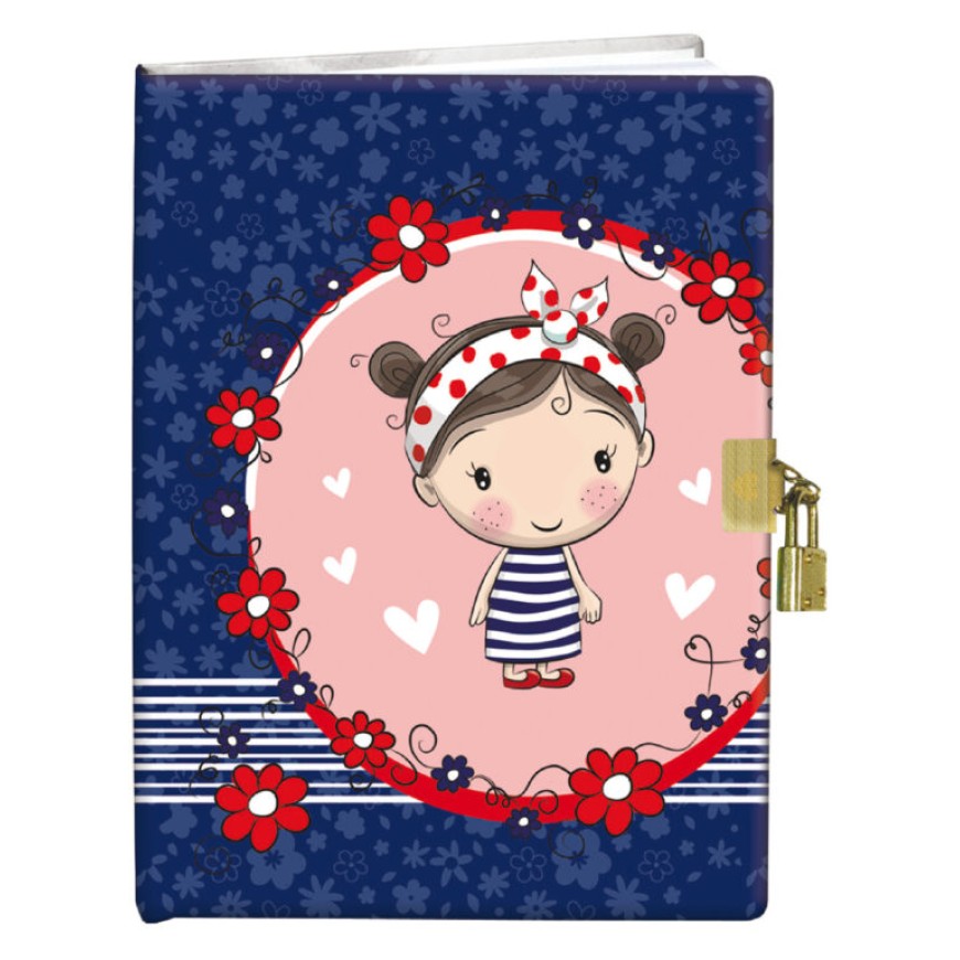 Památník 13x18cm se zámkem -Little Betty