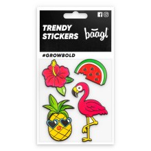 BAAGL Samolepky Flamingo