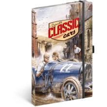 Notes Classic Cars – Václav Zapadlík, linkovaný, 13 x 21 cm