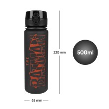 BAAGL Tritanová láhev na pití Batman Red, 500 ml