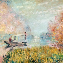 Poznámkový kalendář Claude Monet 2025, 30 x 30 cm