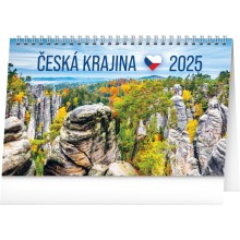 Stolní kalendář Česká krajina 2025, 23,1 x 14,5 cm