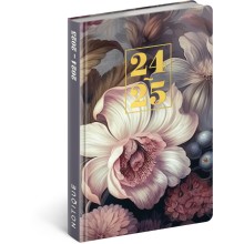 18měsíční diář Petito – Květiny 2024/2025, 11 x 17 cm