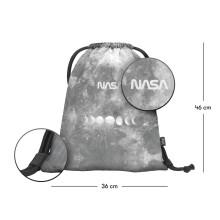 BAAGL 3 SET Skate NASA Grey: batoh, penál, sáček