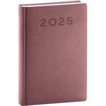 Denní diář Aprint Neo 2025, růžový, 15 x 21 cm