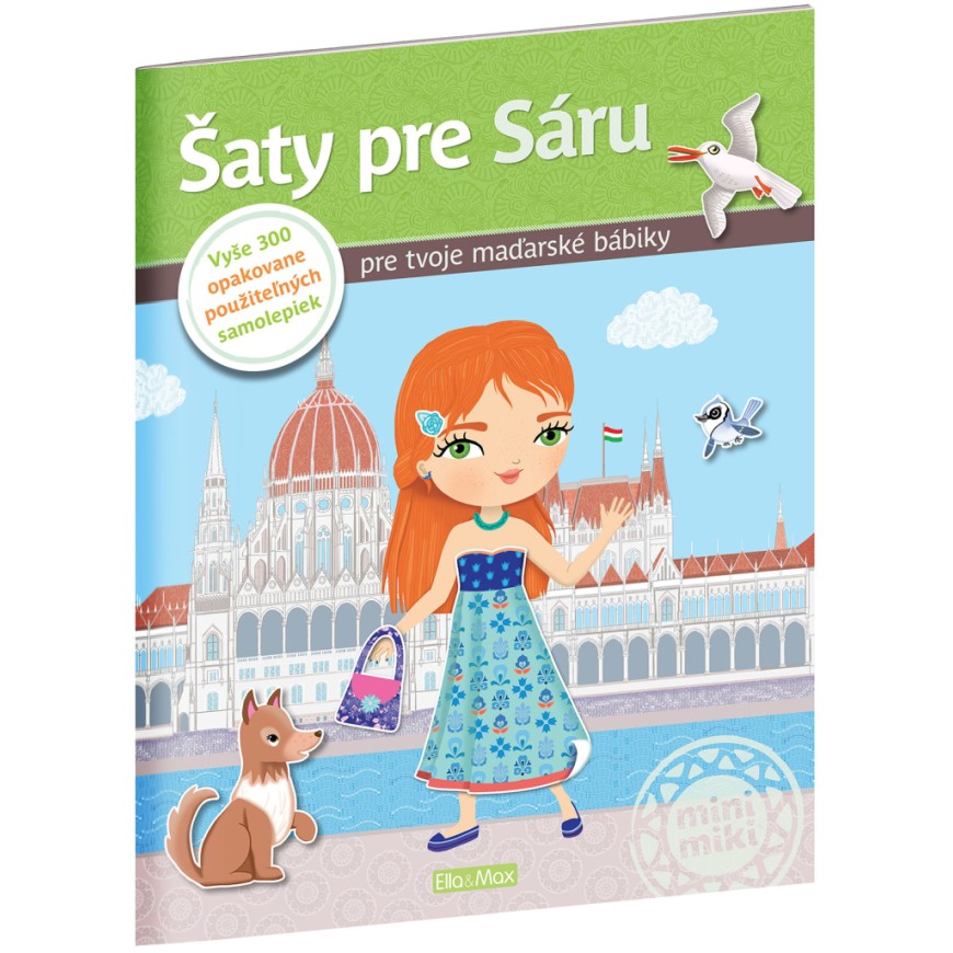 Šaty pre SÁRU ─ Kniha samolepiek