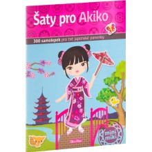 Šaty pro AKIKO - kniha samolepek