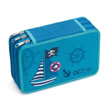 Školní penál třípatrový Ocean Pirate