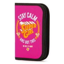 Školní penál Supergirl – STAY CALM