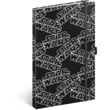 Notes Star Wars Black linkovaný, 13 x 21 cm