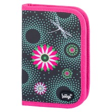 BAAGL Školní penál jednopatrový Květiny BAAGL Školní penál jednopatrový Květiny