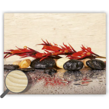 Dřevěný obraz  Red Flower