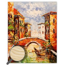 Dřevěný obraz Venezia III. Dřevěný obraz Venezia III.