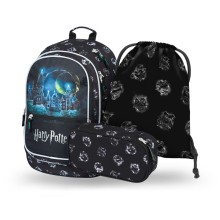 BAAGL 3 SET Core Harry Potter Bradavice: batoh, penál, sáček
