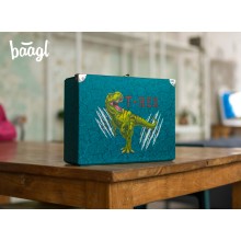 BAAGL Skládací školní kufřík T-REX s kováním