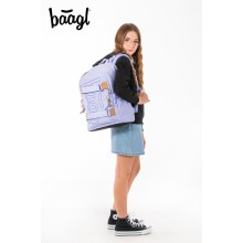 BAAGL Školní batoh Skate Lilac