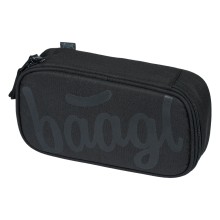 BAAGL Školní penál etue Skate Uni černá BAAGL Školní penál etue Skate Uni černá