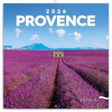 NOTIQUE Poznámkový kalendář Provence 2026, 30 x 30 cm NOTIQUE Poznámkový kalendář Provence 2026, 30 x 30 cm