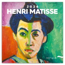 NOTIQUE Poznámkový kalendář Henri Matisse 2026, 30 x 30 cm NOTIQUE Poznámkový kalendář Henri Matisse 2026, 30 x 30 cm