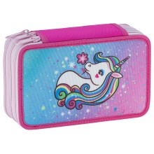 Školní penál třípatrový Unicorn
