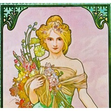 Kalendář Alfons Mucha - vázanka