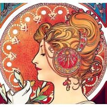 Kalendář Alfons Mucha - vázanka