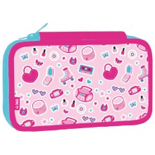 Školní penál dvoupatrový Pinky