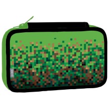 Školní penál dvoupatrový Pixel