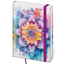 Týdenní diář A5 Vario Mystic s gumičkou