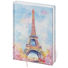 Týdenní diář A5 Vario Lyra Paris