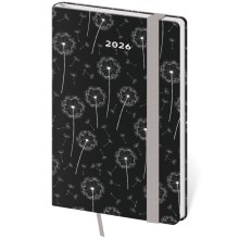 Kapesní diář Vario Dandelion s gumičkou