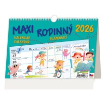 Maxi rodinný plánovací kalendář