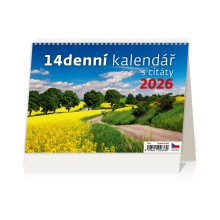 14denní kalendář s citáty