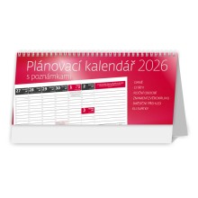 Plánovací kalendář s poznámkami