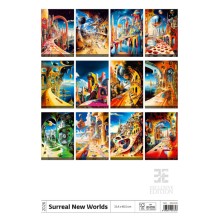 Kalendář Surreal New Worlds