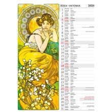 Kalendář Alfons Mucha